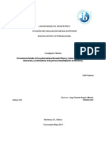 Concesiones fiscales de los gobernadores Bernardo Reyes y  Lázaro Garza Ayala como detonantes y continuadoras de la primera industrialización de Monterrey.