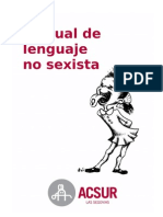 Manual de Lenguaje No Sexista