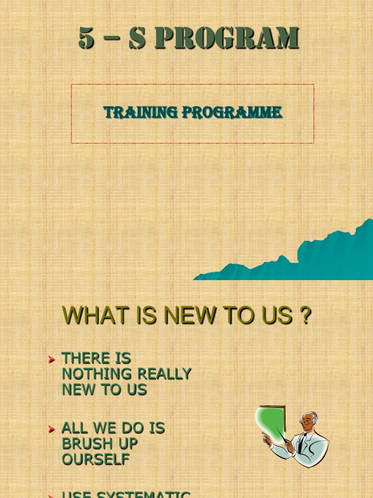 5S Program Training Overview | PDF | Scrap | Business