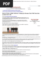 How to Write a Killer Software Testing QA Resume That Will Turn Into an Interview Call — Software Testing Help