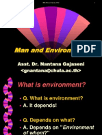 Man and Environment: Asst. Dr. Nantana Gajaseni