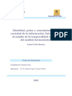 Vidal Jiménez, Rafael - Identidad, Poder y Conocimiento en La Sociedad de La Información