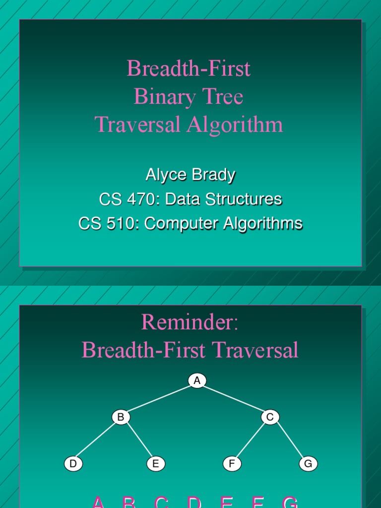 Breadth-First Search Overview | PDF | Queue (Abstract Data Type ...
