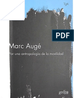 Auge, Marc - Por Una Antropología de La Movilidad
