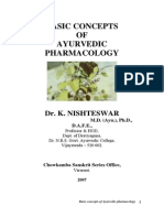 Basic Concepts of Ayurvedic Pharmacology