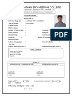 Student Profile SREC Petrochemical