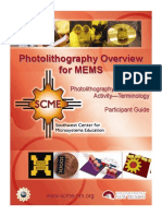 Read Assgn 9 Photolithography Overview Participant Guide