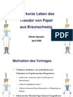 Das Kurze Leben Des Theodor Von Papet Aus Braunschweig, Capitain Im 3. Westphälischen Linienregiment