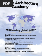 Calling : Peace Architecture Course