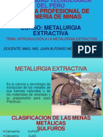 Clase 1 Metalurgia Extractiva Utp