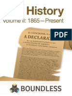 U.S. History, Volume II 1865-Present 