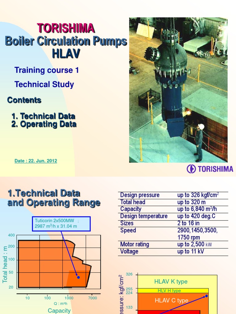 Torishima Boiler Circulation Pump Specs | PDF | Bearing (Mechanical) | Pump