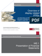 Overview of Display Related Ifrss: International Financial Reporting Standards