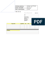 Adventure Island Functional Manual Function: Kitchen SECTION: List of Formats 1. Basic Recipe Card: FM: KT: 01