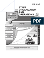 FM-101-5 Staff Organization and Operations