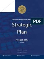 US Veterans Affairs 2010 2014 Strategic Plan