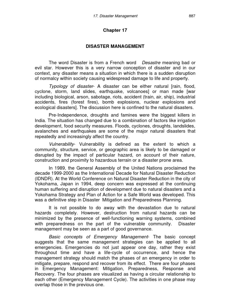 Overview of Disaster Management Concepts | PDF | Emergency Management ...
