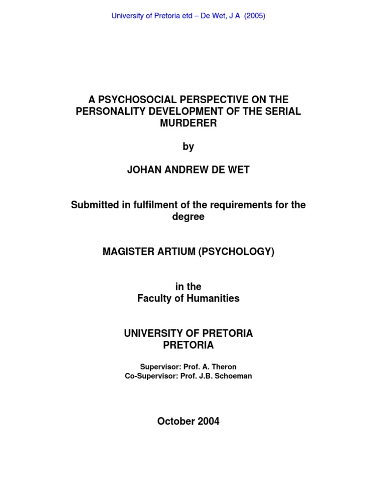 Are serial killers born or made scholarly articles picture