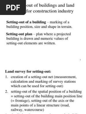Construction And Setting Out Pdf
