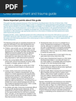 Child Development and Trauma Guide