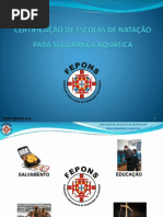 Certificação de Escolas de Natação Para Segurança Aquática