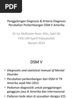 Download Penggolongan Diagnosis  Kriteria Diagnosis DSM V by indraardii SN233641339 doc pdf