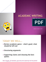 Academic Writing WORKSHOP