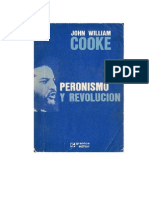 Cooke John William - Peronismo y Revolucion