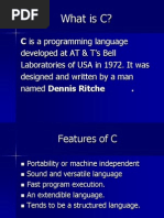 C Is A Programming Language