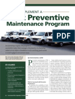 How to Implement a Fleet Preventive Maintenance Program