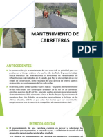 Mantenimiento de Carreteras 1