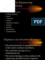 Steps Used in Engineering Problem Solving