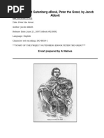 Download Peter the Great by Abbott Jacob 1803-1879 by Gutenbergorg SN2336525 doc pdf