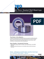 Double Row Sealed Ball Bearings: Responding To The Needs of The Market