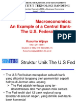 An Example of A Central Bank - The U.S. Federal Reserve