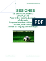 20 Sesiones de Entrenamiento Para Fútbol