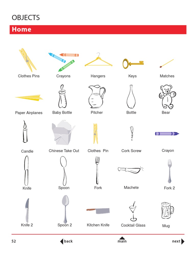 Common Household Items List | PDF