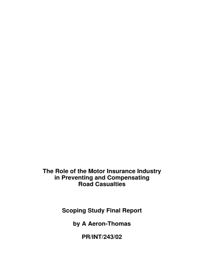 301 Insurancefinalreport, PDF, Vehicle Insurance