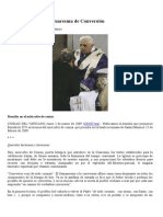Benedicto XVI ; Ayuno Limosna y Oración