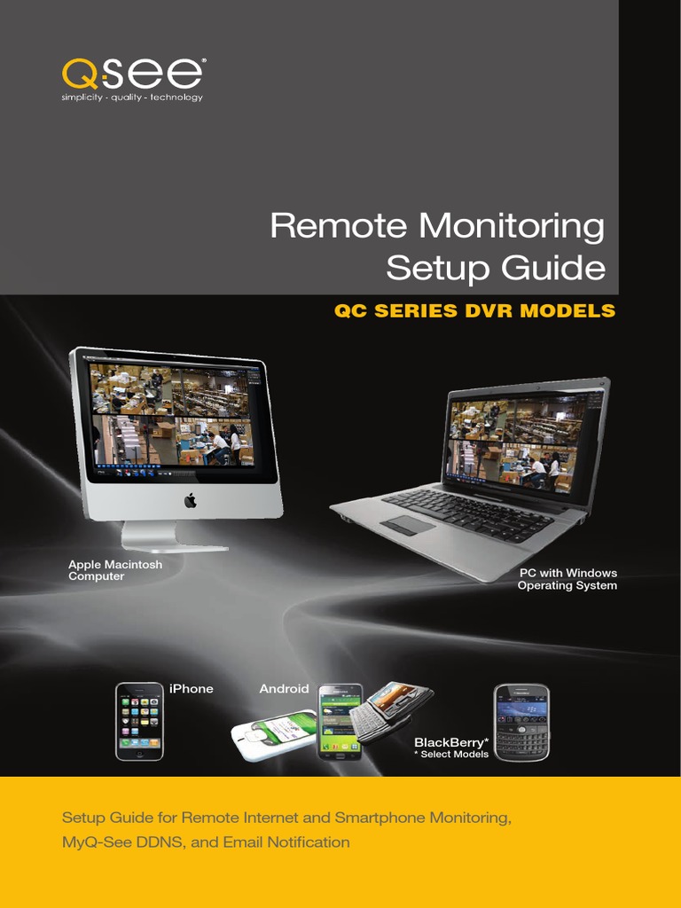 QC - Remote Monitoring Setup Guide | PDF | Port (Computer 