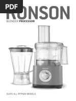Download Ronson BlenderProcessor Manual by AngryDogParkDouche SN233661292 doc pdf