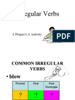 Irregular Verbs: A Project LA Activity