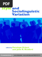 Download Style and Sociolinguistics by Ariane Maria Fortes SN233665966 doc pdf