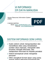 Sistem Informasi SDM