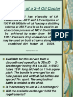 Calculation of A 2-4 Oil Cooler