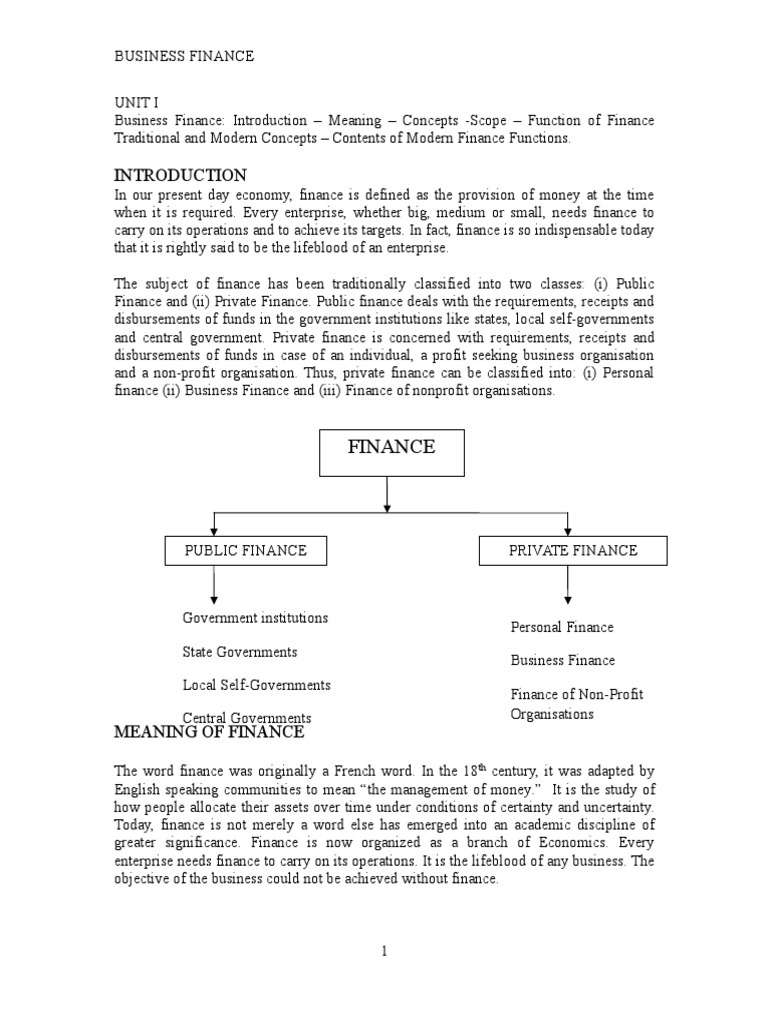 Understanding Business Finance Basics | PDF | Business | Business Economics