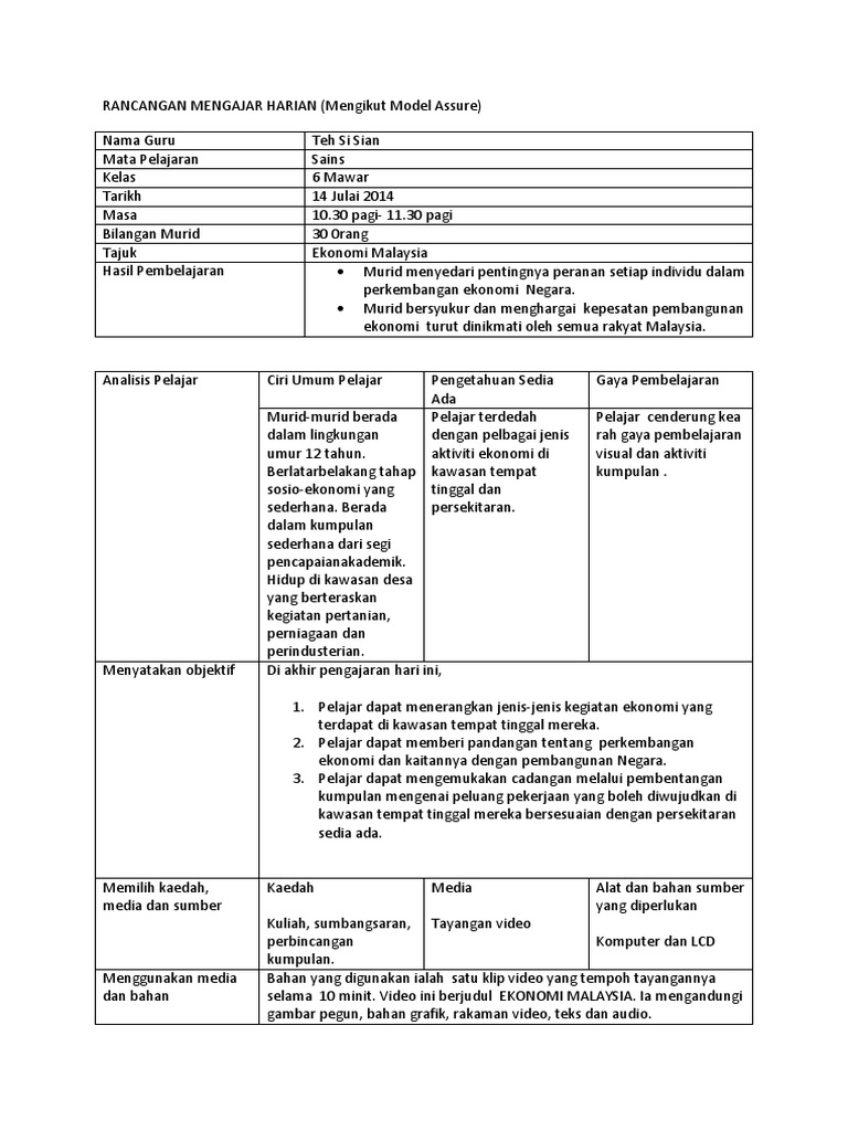 Rph Contoh Pdf