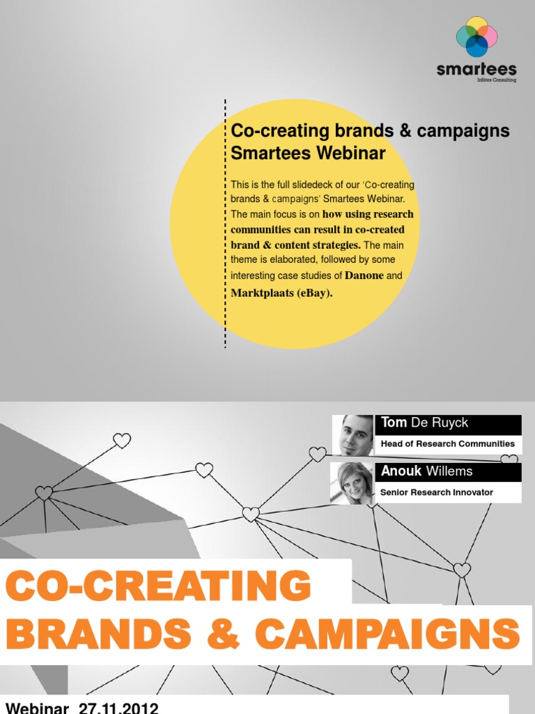 Brands co-creating content for a joint campaign