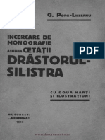 Încercare de Monografie Asupra Cetăţii Drâstorul-Silistra