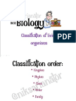 IGCSE Biology - Classification of Organism 